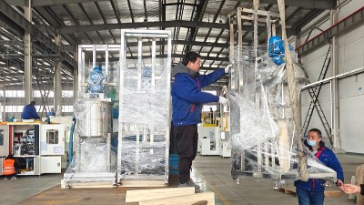 自（zì）動供膠係統預攪拌桶完成交付--浙江嘉興橡膠減震客（kè）戶