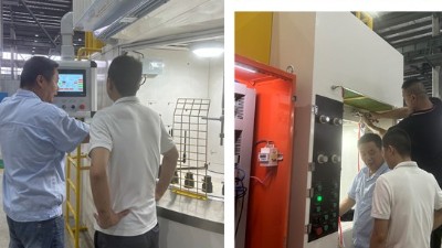 汽車零件自動噴膠機 迎寧波汽車部件製造客戶（hù）現場驗（yàn）收