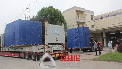 【設備發貨】西（xī）班牙汽車傳動係統製（zhì）造客戶34工位自動噴膠（jiāo）機發貨