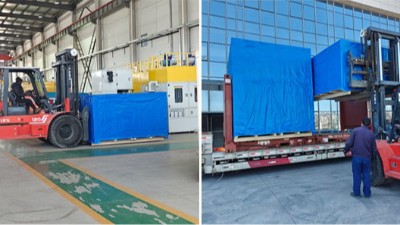 自動噴膠機發貨-泰國汽車橡膠（jiāo）減震老客戶普洛斯派