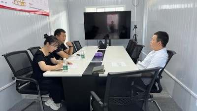 江蘇南通經開（kāi）局曹局到訪羞羞视频在线观看進行工作宣傳和指（zhǐ）導